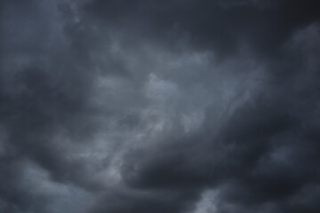 Fototapeta premium Dark clouds in a storm