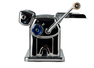 Appliance for pasta cooking isolated on white