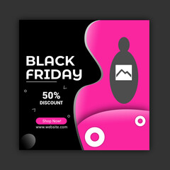 Black Friday social banner design