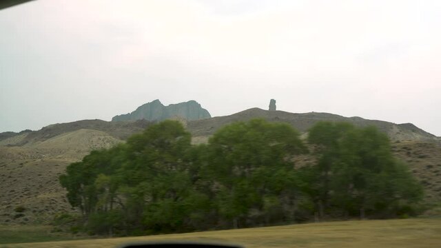 Rock monuments in the west US.