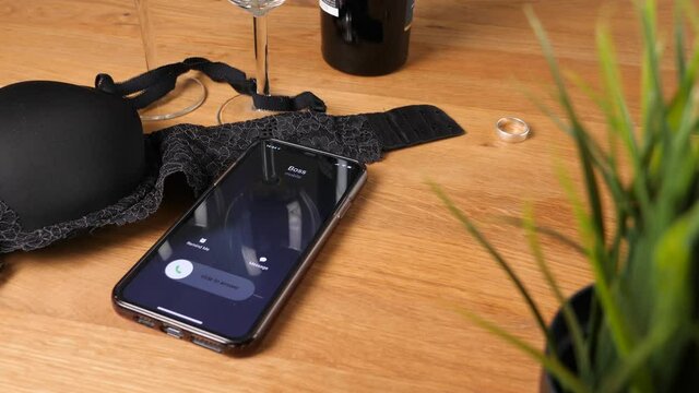 Boss Calling Phone while Engaged in Sexual Relations, Concept