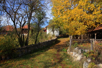 Beautiful abandoned village, Soko Banja, Serbia