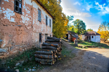Beautiful abandoned village, Soko Banja, Serbia