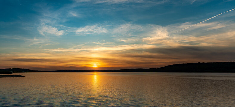 Sonnenuntergang Brombachsee