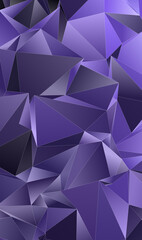3d Triangles, abstract  background. Design wallpaper.
