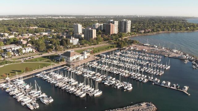 Raw Drone Marina Footage