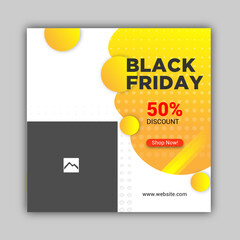 Black Friday social banner design