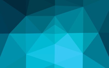 Light BLUE vector low poly texture. An elegant bright illustration with gradient. Template for a cell phone background.