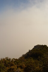 The beautiful mountains and coastline on Madeira Island in Portugal