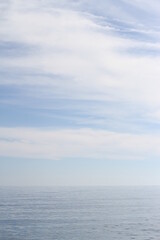 minimal blue sea and sky landscapes