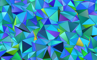 3d Triangles, abstract  background. Design wallpaper.