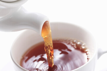 ティーポットと紅茶