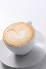 カプチーノのハート