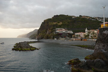 Hiking along the coast, by the waterfalls and in the green levadas of Madeira Island in Portugal
