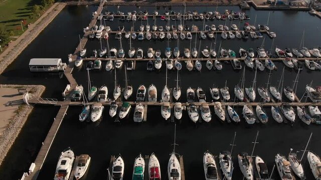 Aerial Drone Footage, Marina