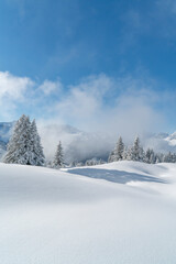 Winterurlaub in den Bergen
