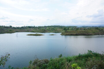 Reservoir is an artificial lake used as a river dam that aims to store water.