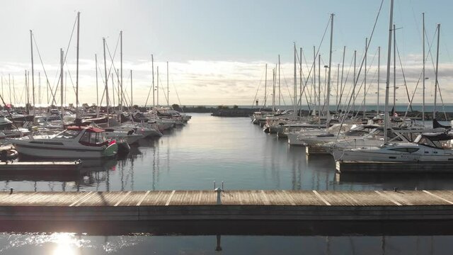 Aerial Drone Footage, Marina