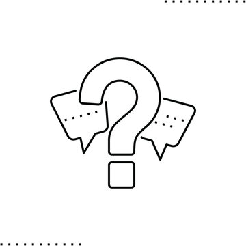 recommend clip art: question mark, forum and questions vector icon in outlines