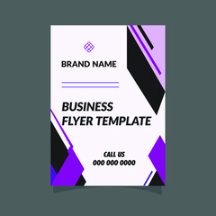 Business flyer pamphlet brochure design template in A4. High-Quality Adobe Illustrator vector and High Resolution ...