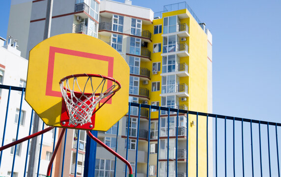 Basketball Hoop In The New District  Sports, Health, Real Estate