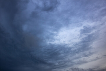 Obraz premium storm clouds timelapse