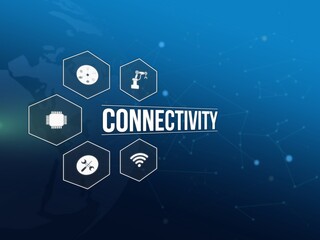 Naklejka premium connectivity