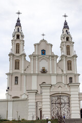 Fototapeta na wymiar Ivinets. Minsk Region.Republic of Belarus. Catholic Church of St. Michael the Archangel