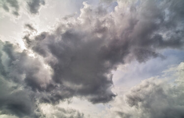 Fototapeta na wymiar dark grey cloud sky landscape