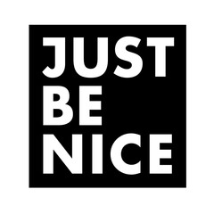 Just be nice symbol