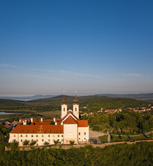 Famous Tihany Abbey at lake Balaton, Hungary