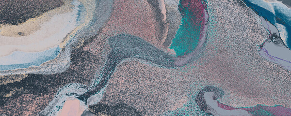 Blue Trendy Background. White Textile Background. Yellow Artistic Texture. Grey Wet Pattern. Green Space Banner. Dirty Art Template. Fluid Splash. Abstract Canva.