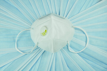 Medical mask. Protection from coronavirus.