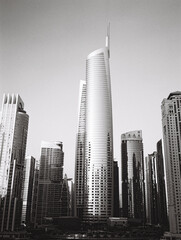 Tour Dubai Noir et blanc