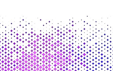 Light Purple vector texture with beautiful stars. Stars on blurred abstract background with gradient. The pattern can be used for wrapping gifts.