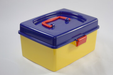 Plastic box to store various objects