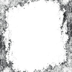 Scratched Frame. Grunge Urban Background Texture Vector. Dust Overlay. Distressed Grainy Grungy Framing Effect. Distressed Backdrop Vector Illustration. EPS 10.