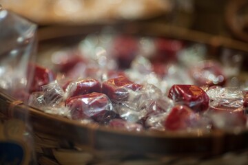 Sweets in a shop in Paris.