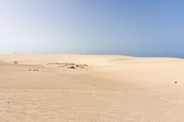 The Dunes of Corralejo. Fuerteventura, Canary Islands. Spain.