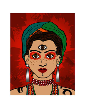 Ethnic woman