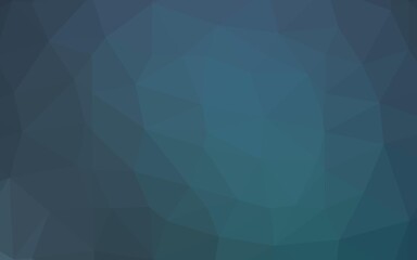 Light BLUE vector abstract mosaic background. Colorful abstract illustration with gradient. Template for a cell phone background.