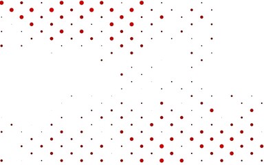 Light Red vector backdrop with dots. Blurred bubbles on abstract background with colorful gradient. Template for your brand book.