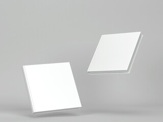 Blank book cover mockup