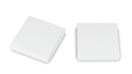 Blank cardboard box mockup