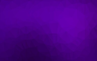 Obraz premium Dark Purple vector polygon abstract layout. A completely new color illustration in a vague style. The best triangular design for your business.