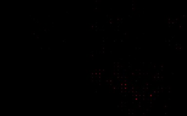 Dark Red vector backdrop with dots. Abstract illustration with colored bubbles in nature style. Pattern for ads, booklets.