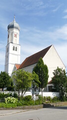 Fototapeta premium Kirche St. Adelgundis Anhausen 