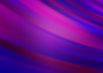 Light Purple vector pattern with narrow lines. Lines on blurred abstract background with gradient. Backdrop for TV commercials.