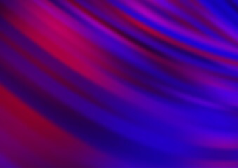 Obraz premium Dark Purple, Pink vector template with liquid shapes. An elegant bright illustration with gradient. Textured wave pattern for backgrounds.