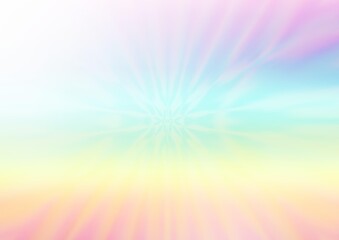 Fototapeta premium Light Multicolor, Rainbow vector blurred and colored template. Colorful illustration in abstract style with gradient. The template for backgrounds of cell phones.